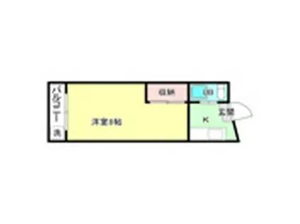 第2平井ビル(1K/7階)の間取り写真