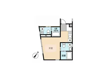 レガーロ上馬(ワンルーム/4階)の間取り写真