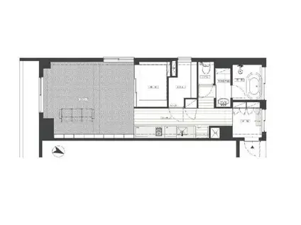 日興パレス日本橋(1LDK/11階)の間取り写真