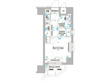 ARTESSIMO MONDO(1K/6階)の間取り写真