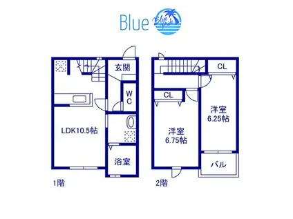 グランフォルテ(2LDK/1階)の間取り写真
