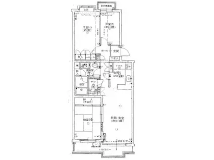 パーク・ハイム南軽井沢(3LDK/5階)の間取り写真