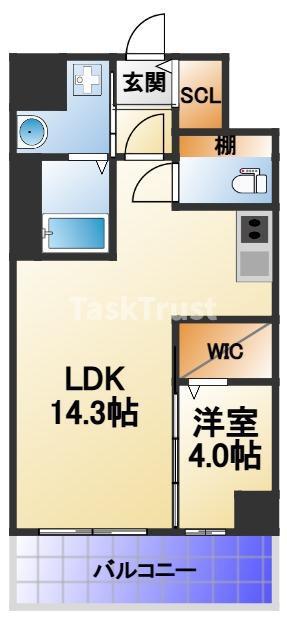 LEGALAND猫 MIYAKOJIMA(1LDK/2階)の間取り写真
