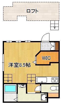 T THE STYLE(1K/1階)の間取り写真