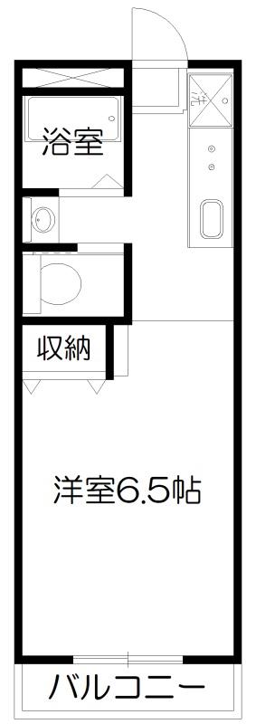 高坂アーバンハイツ(1K/1階)の間取り写真
