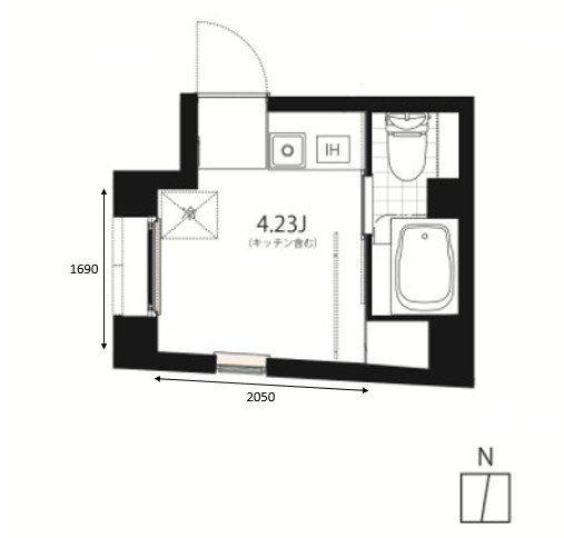 KS283(ワンルーム/5階)の間取り写真