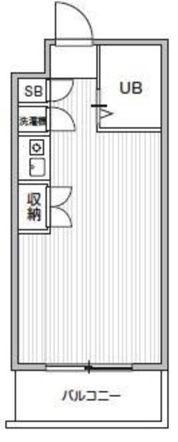T′S GARDEN都立大学II(ワンルーム/2階)の間取り写真