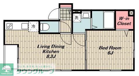 世田谷区深沢3丁目計画(1LDK/1階)の間取り写真