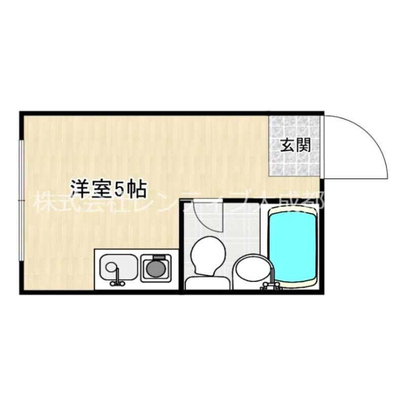フューチャ2号館(ワンルーム/3階)の間取り写真
