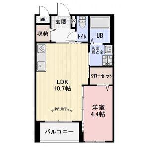 アヴェンタ(1LDK/2階)の間取り写真