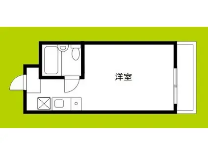 ダイドーメゾン上新庄(ワンルーム/8階)の間取り写真