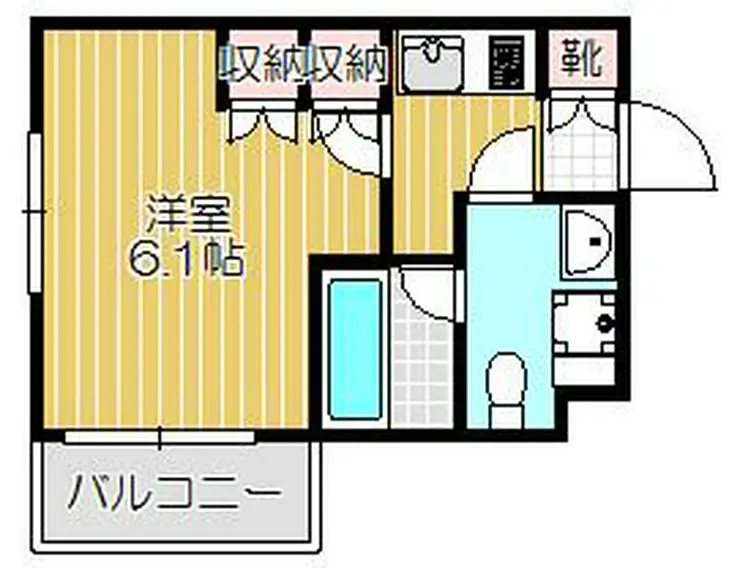 アジールコート品川中延 5階階 間取り