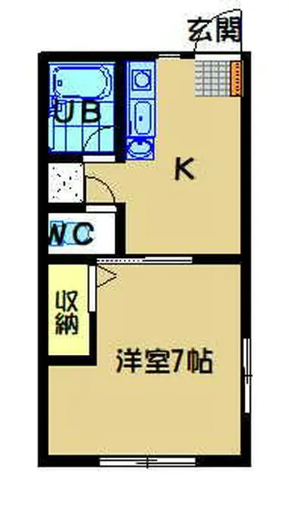 ロイヤルハイツ壱番館A棟 1階階 間取り