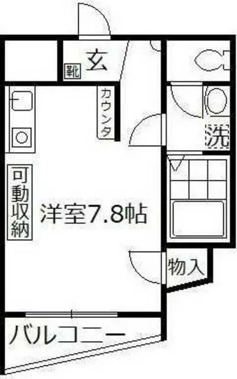 ミューズ宮前 1階階 間取り