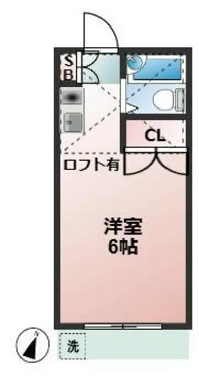 コーポユーエー1号棟 1階階 間取り