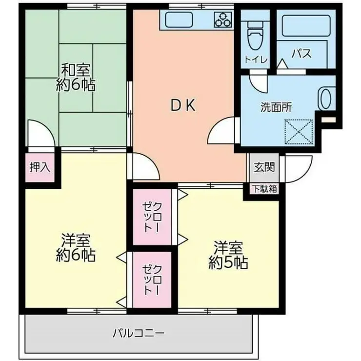 ボナール町田A 1階階 間取り