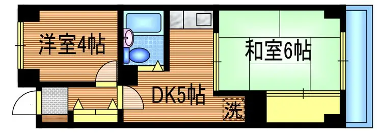 武蔵野第2パークマンション 1階階 間取り