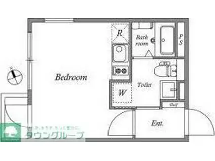 GRAN PASEO 荻窪(1K/5階)の間取り写真