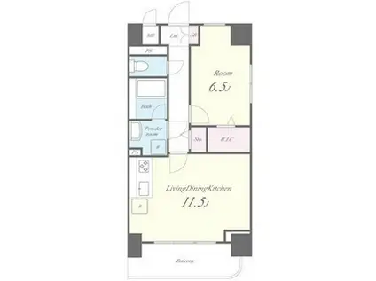 グラシーナ文京(1LDK/7階)の間取り写真