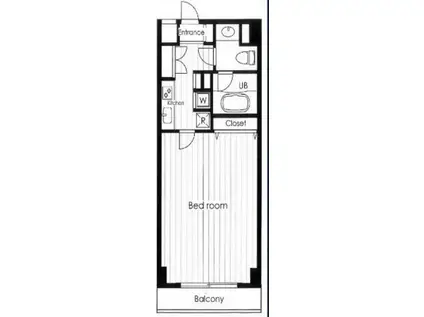 プリンストン赤坂(1K/4階)の間取り写真