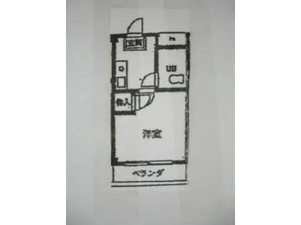 グランベリーハイツ(1DK/4階)の間取り写真