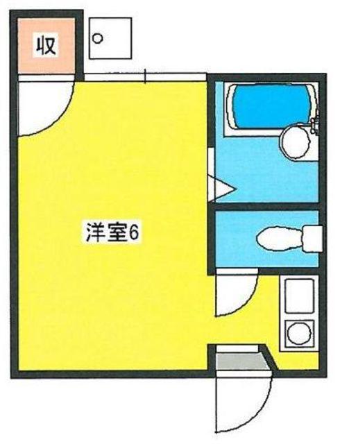 アミティマツムラ(ワンルーム/1階)の間取り写真
