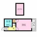 MORE GRACE(1K/2階)の間取り写真