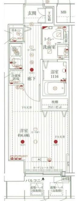 アドバンス新大阪VIビオラ(1K/5階)の間取り写真