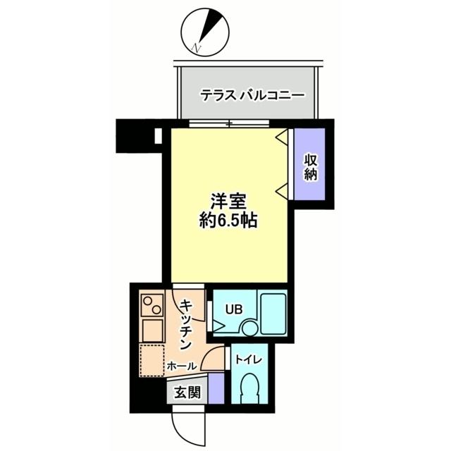信開グラビス駅北(1K/3階)の間取り写真