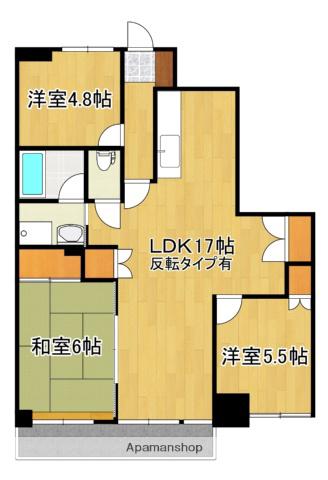 メゾン朝気(3LDK/2階)の間取り写真