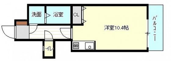 並木S BLD(ワンルーム/7階)の間取り写真