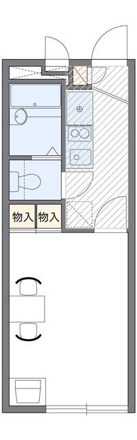 レオパレスコカゲ(1K/1階)の間取り写真