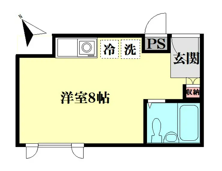 アカデミー徳丸 2階階 間取り