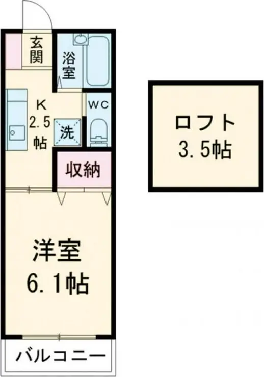 エスポワール 1階階 間取り