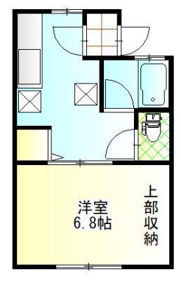 シーパレスまるやまA棟(1DK/1階)の間取り写真
