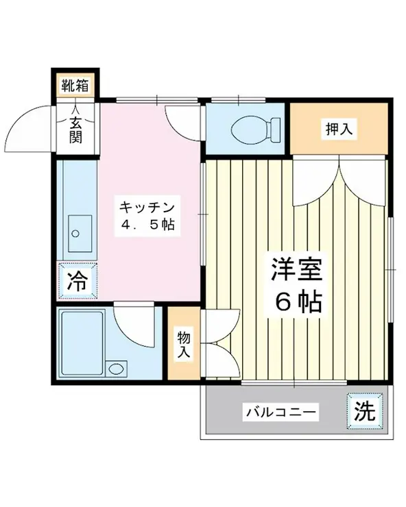 エンゼルハイム 2階階 間取り