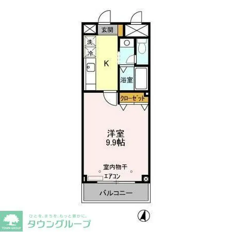 プレシア 4階階 間取り