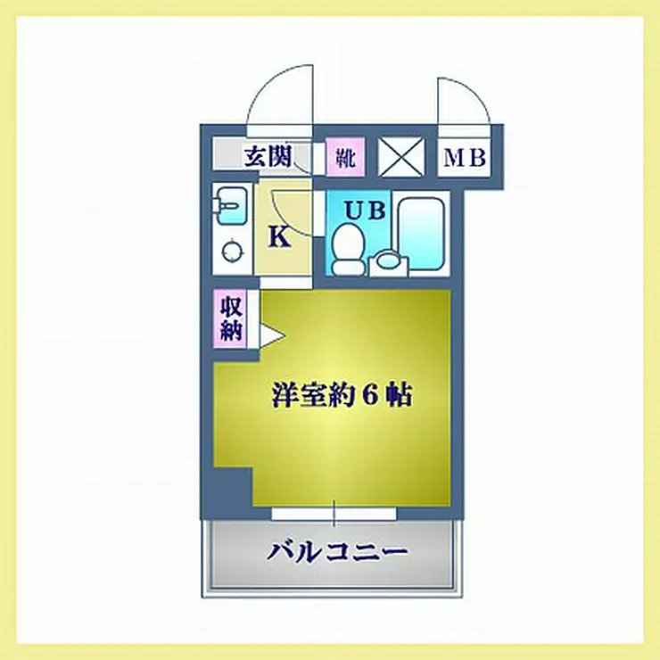 アーバンコート南行徳 2階階 間取り