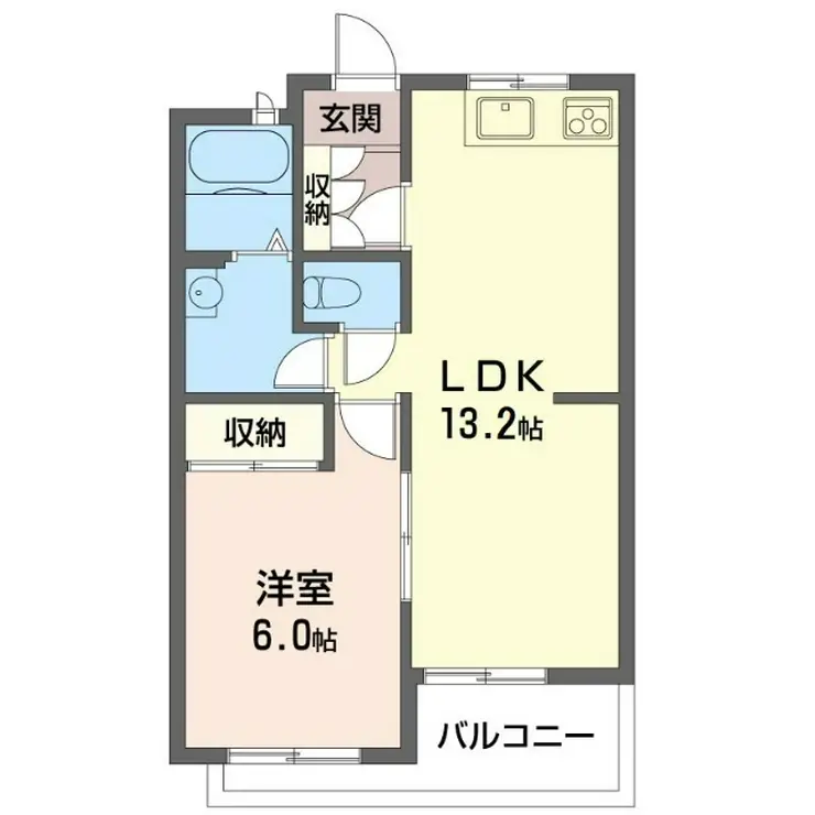ハマハイツ 1階階 間取り