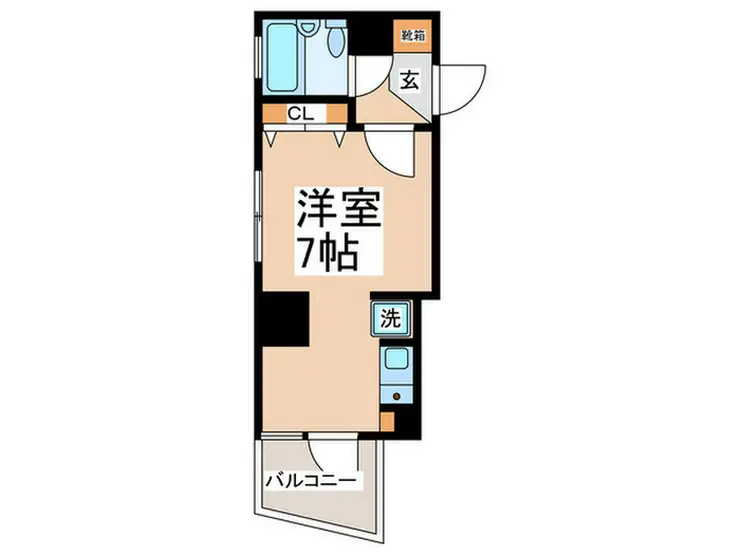 クリオ川崎東弐番館 5階階 間取り