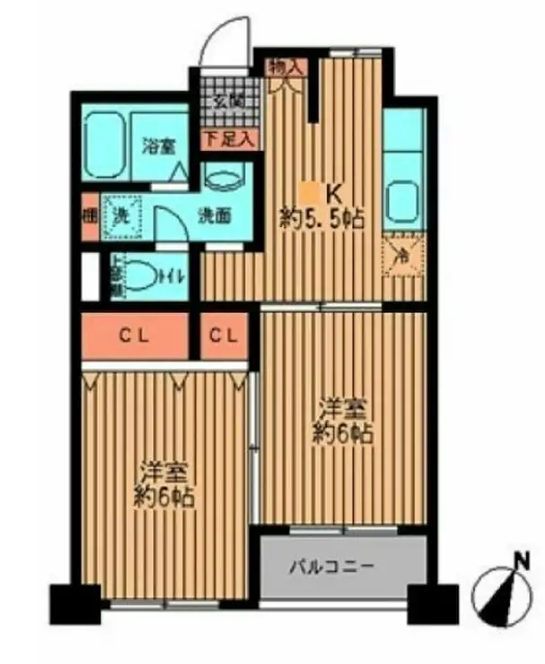 プライムアーバン勝どき 4階階 間取り