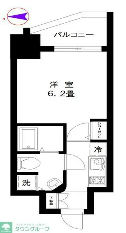 マリオン南青山 5階階 間取り