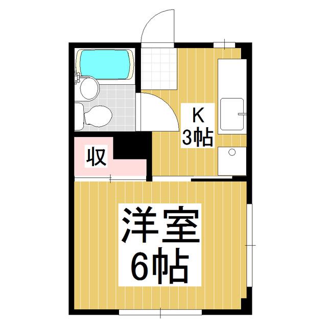アルテナ(1K/3階)の間取り写真