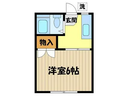 I アーバンハイツ(1K/1階)の間取り写真