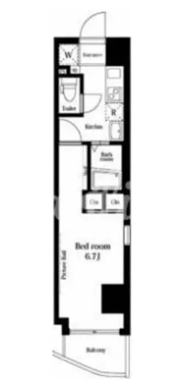 アイフェリーク神田 3階階 間取り