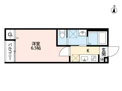 マ・メゾン大宮(1K/2階)の間取り写真