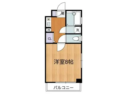 サミーヒルズ(1K/2階)の間取り写真