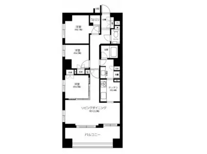 パークハウス練馬春日町(3LDK/5階)の間取り写真