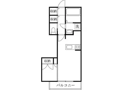 メゾンドエグゼ.5(1LDK/1階)の間取り写真