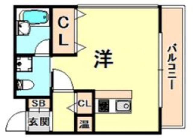 NEO壱番館(ワンルーム/3階)の間取り写真
